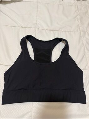 Fabletics Black Racerback Sports Bra